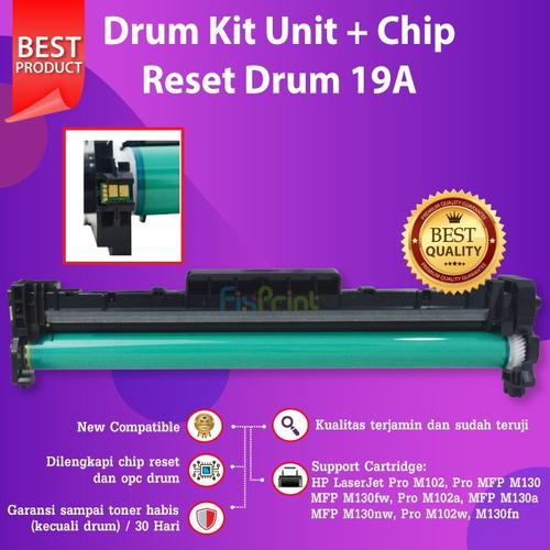 Jual Imaging Drum Toner HP 19A CF219A Printer M102a M130a M130nw M102w M130  - Jakarta Timur - FixPrint Bandung | Tokopedia
