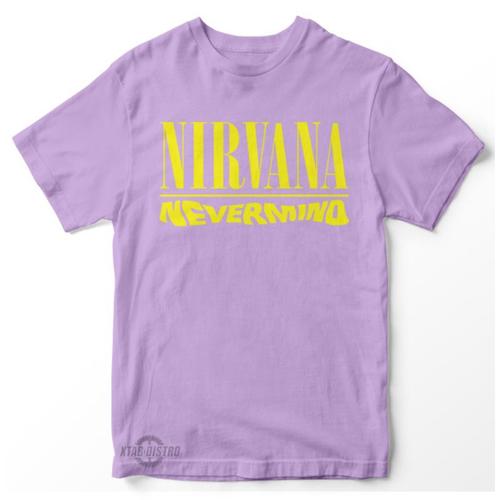 Jual Tshirt NIRVANA - NEVERMIND LILAC 