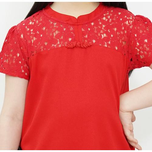 Foto Produk Dress / Dress Anak Perempuan Red / Merah Daisy Duck Love - 4 dari Rodeo Junior