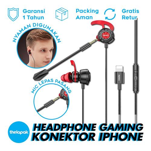 Earphone Gaming Lightning Remax RM-750 
