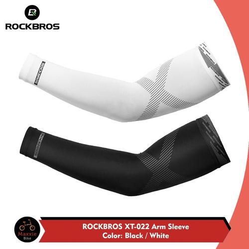 Gambar ROCKBROS XT022 Arm Sleeve Pelindung UV Manset Tangan Kaos -Lari Sepeda - Black, M dari Maxxiebike Jakarta Utara Tokopedia