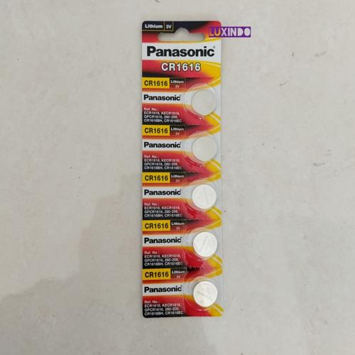 Foto Produk Baterai Panasonic CR1216|CR1220|CR1616|CR1620|CR1632 3V (isi 1 pcs) - CR1616 dari Luxindo Official