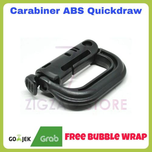 Foto Produk Carabiner Quickdraw ABS Buckle Karabiner dari ZigZag-Store