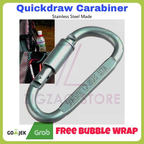 Foto Produk Carabiner Quickdraw Stainless Steel Karabiner dari ZigZag-Store