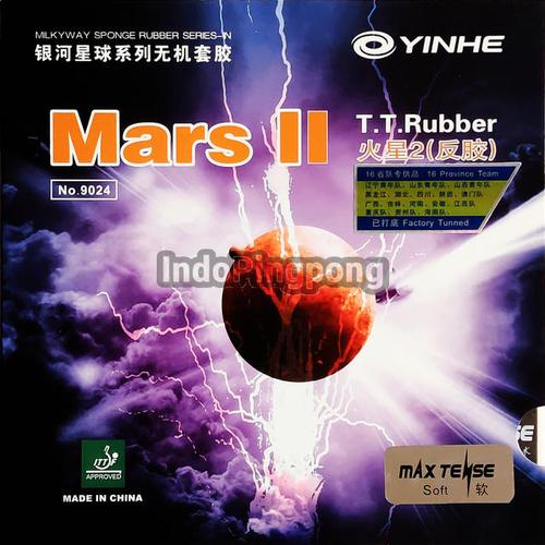 Foto Produk Yinhe Mars II ~ Rubber Karet - Hitam dari IndoPingpong