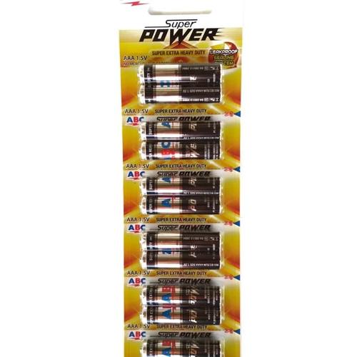 Foto Produk BATERAI ABC SUPER POWER AAA/A3| BATTERY ABC SUPER POWER AAA 1,5 VOLT dari Luxindo Official