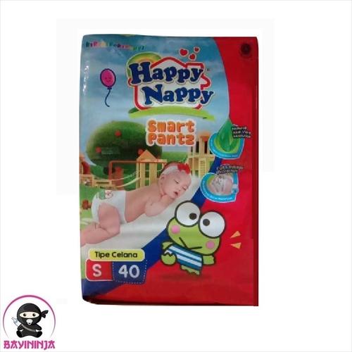 Foto Produk HAPPY NAPPY Smart Pants Popok Celana S40 / S 40 dari BAYININJA