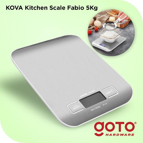 Gambar Kova Fabio Timbangan Digital Kue Bumbu Dapur Kopi Kitchen Scale - 5 kg dari GOTO Indonesia Tokopedia