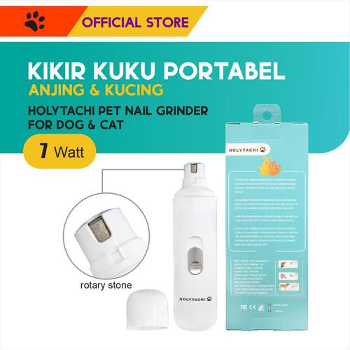 Foto Produk HOLYTACHI PET NAIL GRINDER 7 WATT / KIKIR KUKU PORTABEL ANJING KUCING dari Olego Official Store
