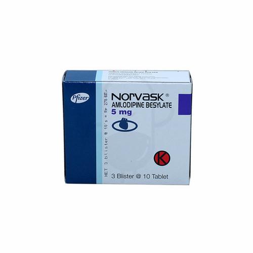 Foto Produk NORVASK 5 MG BOX 30 TABLET dari Apotek Sehat Kota Batu