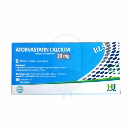 Foto Produk ATORVASTATIN HEXPHARM 20 MG BOX 30 TABLET dari Apotek Sehat Kota Batu