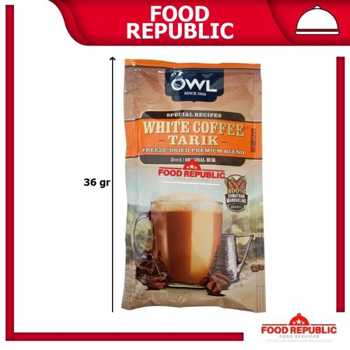 Jual OWL WHITE COFFEE RASA ORIGINAL TARIK 3 IN 1 SACHET SUMATRAN