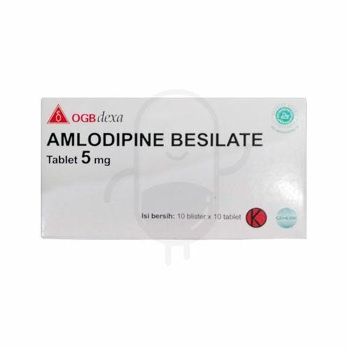 Foto Produk AMLODIPINE BESILATE OGB DEXA MEDICA 5 MG BOX 100 TABLET dari Apotek Labora Jaya