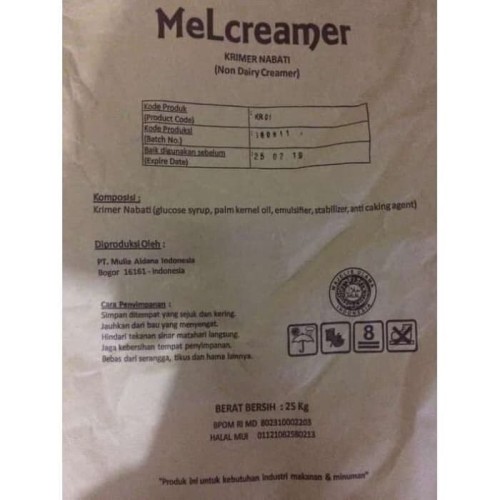 Foto Produk MELCREAMER KR01 25KG(1SAK) NDC KRIMER BEST SELLER dari foodsupply.co