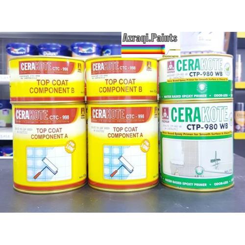 Jual Cat Keramik PROPAN CERAKOTE CTC 998 (3 LITER SET) (PILIHAN WARNA