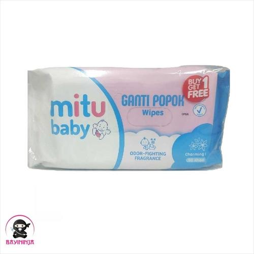 Foto Produk MITU Baby Wipes Extra Thick Blue 50s (B1G1 Free) dari BAYININJA