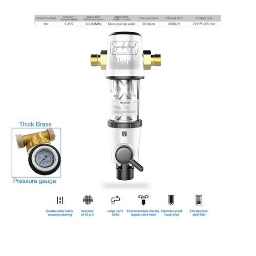 Jual Water Filter Air 3000 Liter Premium Pre Filter Backwash Stainless