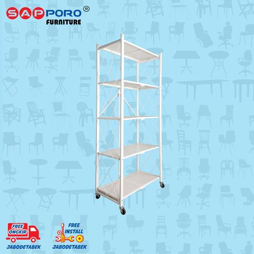 Foto Produk Rak Besi Serba Guna SAPPORO NEUS - White dari Sapporo Furniture Online