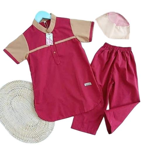 Foto Produk FREE ONGKIR COD BAJU MUSLIM ANAK LAKI LAKI KOKO KOMBINASI PECI 0-9 THN - WARNA ACAK, 0-3 BULAN dari PRODUKANAKBANGSASTORE