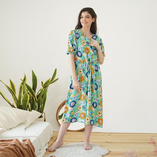 Foto Produk HOMEWEAR ORIANA DASTER BUSUI KEKINIAN FELICITY MINT - M dari Oriana Homewear