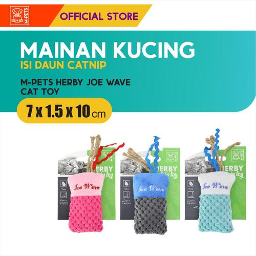 Foto Produk M-Pets Herby Joe Wave Catnip Cat Toy / Boneka Mainan Kucing dari Olego Official Store