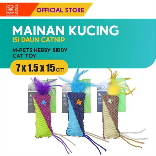 Foto Produk M-Pets Herby Birdy Catnip Cat Toy / Boneka Burung Mainan Kucing dari Olego Official Store
