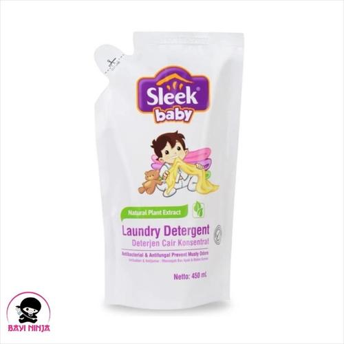Foto Produk SLEEK Baby Laundry Detergent Deterjen Cair Refill 450ml / 450 ml dari BAYININJA