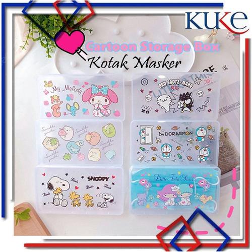 Foto Produk Kotak Masker/Tempat Masker/Kotak Masker Plastik/Kotak Masker Karakter - Kotak Karakter dari KUKE