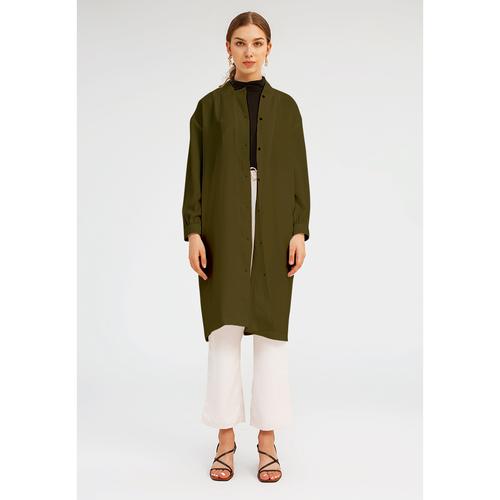 Foto Produk Long Outer ARMY GREEN - S dari minimal