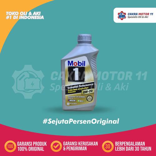 Foto Produk MOBIL 1 EXTENDED PERFORMANCE NASCAR 0W20 1LT dari Cakra Motor 11
