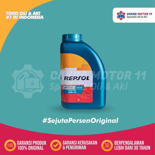 Foto Produk REPSOL ELITE INJECTION 10W40 1LT dari Cakra Motor 11