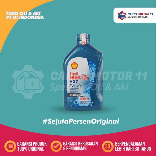 Foto Produk SHELL HELIX HX7 5W40 1LT dari Cakra Motor 11