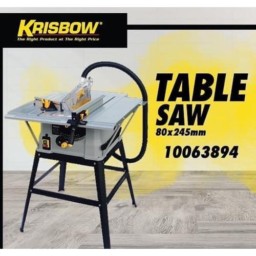 Meja gergaji table saw krisbow original 