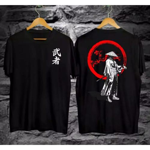 Foto Produk KAOS PRIA WUTZE RED CIRCLE HITAM SAMURAI - Hitam, L dari The Grocery Shopping