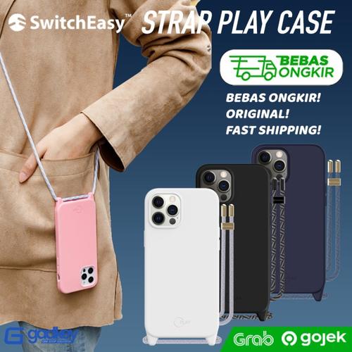 Gambar Case iPhone 12 Pro Max Mini SwitchEasy Play Tali Strap Lanyard Casing - iP 12 Pro / 12, Baby Pink dari SwitchEasy Official Jakarta Barat Tokopedia