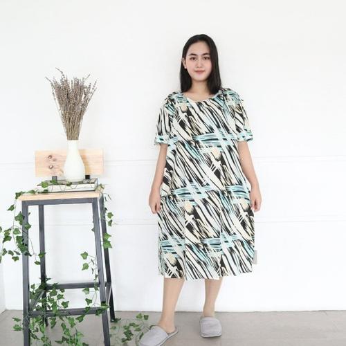 Foto Produk DASTER OBLONG XXL RAYON IMPORT - SHADOW TOSCA dari Piyama Termurah Official shop