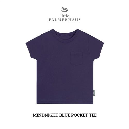 Foto Produk Little Palmerhaus - Pocket Tee (Kaos Oblong Anak) 1-6Thn - MIDNIGHT BLUE, 1 Year dari Little Palmerhaus