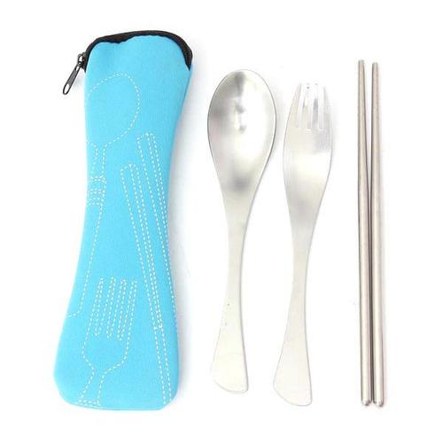 Foto Produk Set Perlengkapan Makan Sendok Garpu Sumpit KNIFEZER CJ0091 Eat Tools dari Artivic
