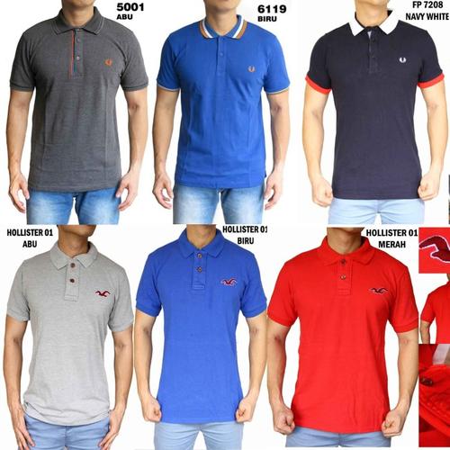 Jual Polo Shirt Cowok Pakaian Berkerah 