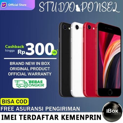 Jual Apple iPhone SE 2 2020 64GB 128GB 256GB / 64 128 256 Black White