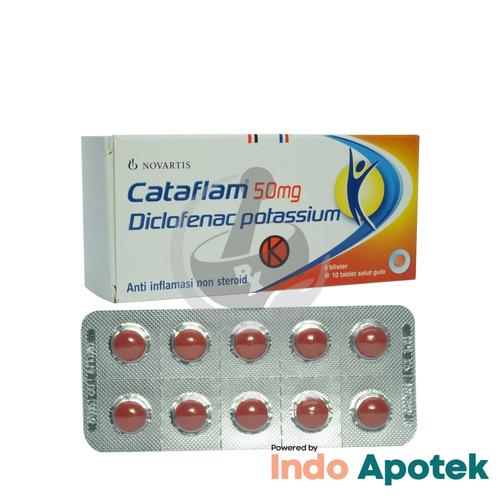 Foto Produk CATAFLAM 50 MG 1 BLISTER ISI 10 TABLET dari Apotek Century Poris Paradise