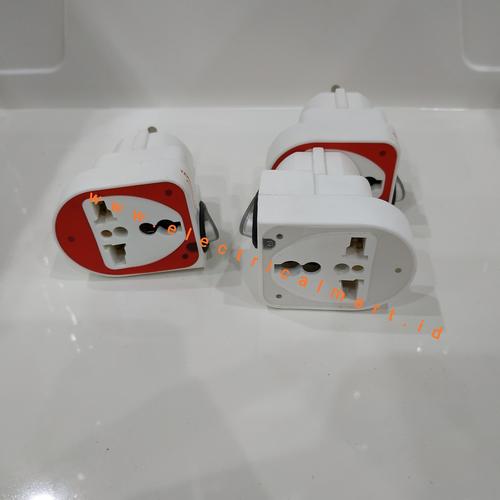 Foto Produk LOYAL Colokan Oversteker Universal Kaki 3 LY-922SK + Switch dari ElectricalMART ID