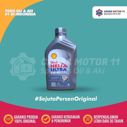 Foto Produk SHELL HELIX ULTRA 5W40 1LT dari Cakra Motor 11