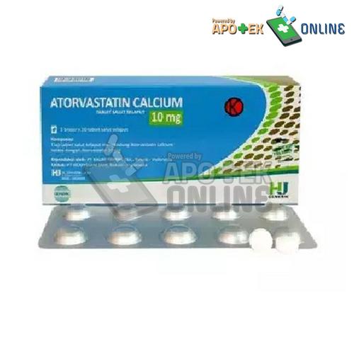 Gambar ATORVASTATIN 10 MG 1 STRIP 10 TABLET (HJ) dari Apotek Fortuna Serpong Kota Tangerang Selatan Tokopedia