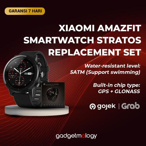 Jual XIAOMI Huami Amazfit Smartwatch Stratos English Version Replacement -  Hitam - Kota Surabaya - Gadgetmology | Tokopedia