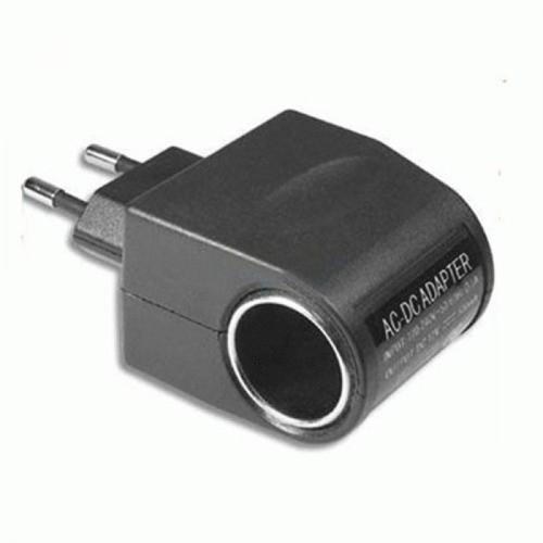 Jual Car Charger Switch EU Plug 12V 500MA KYA000109 Hitam Jakarta
