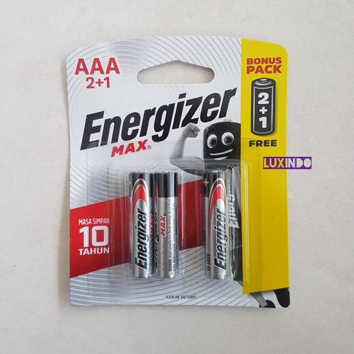 Foto Produk Baterai Energizer Max AAA isi 3 Pcs dari Luxindo Official