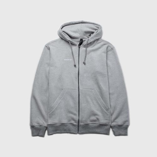 Foto Produk Roughneck HZ015 Smoke Mini Sig R White Zipper Hoodie - xl, abu-abu dari ROUGHNECK 1991 Official