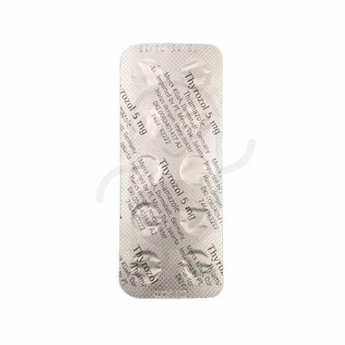 Gambar THYROZOL 5 MG STRIP 10 TABLET dari Apotek Permata Depok Kota Depok Tokopedia