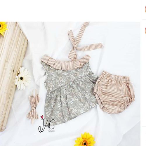 Gambar Brielle Set Cewek by JAC Collection - Pink, opsi S dari dCA Baby N Kids Kab. Sidoarjo Tokopedia
